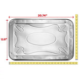 Member'S Mark Aluminum Steam Table Pan Lids, Full Size 18 Ct.