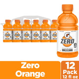 Thirst Quencher Zero Sugar Sports Drink, Orange, 12Oz Bottles, 12 Pack, Electrolytes for Rehydration