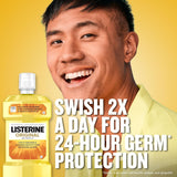 Original Antiseptic Oral Care Mouthwash to Kill 99% of Germs That Cause Bad Breath, Plaque and Gingivitis, Ada-Accepted Mouthwash, Original Flavored Oral Rinse, 1 L