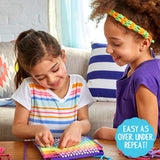 Easy Steps Weaving Loom for Kids, Includes 165 Loom Loops & 1 Weaving Loom with Loom Hook, Makes 4 Projects, Hook & Loop Potholder Kit, DIY Weaving Kit, Potholder Loom Kit, Kids Crafts