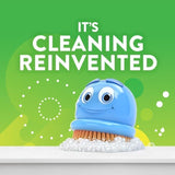 Fresh Gel Toilet Bowl Cleaning Stamps, Helps Keep Toilet Clean and Helps Prevent Limescale & Rings, Citrus Scent, 1 Dispenser with 6 Fresh Gel Stamps