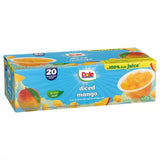 Dole Fruit Bowls Diced Mango in 100% Juice, 4 Oz., 20 Pk.