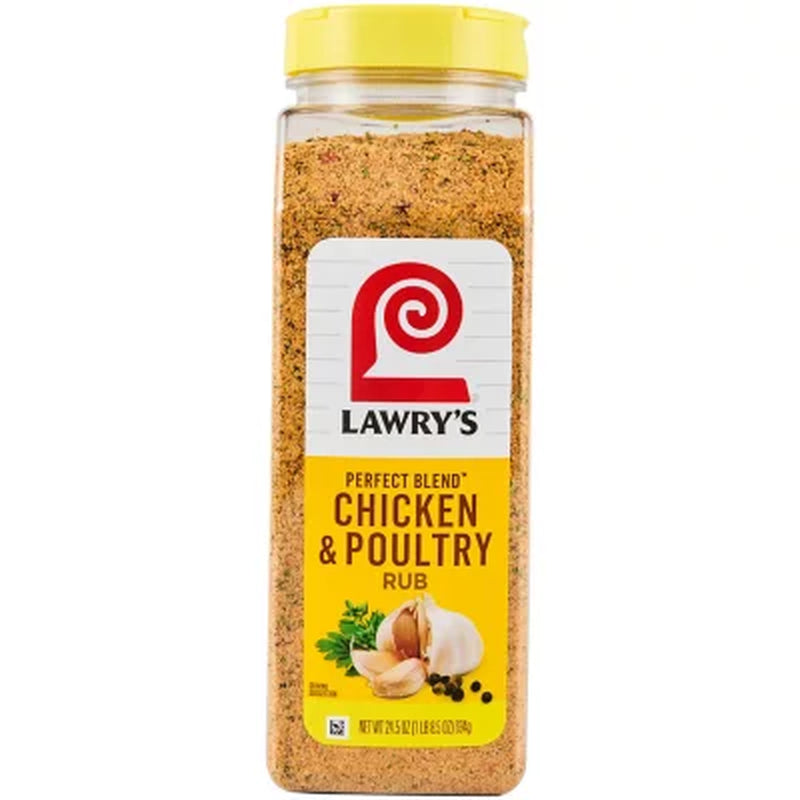 Lawry'S Chicken & Poultry Rub Seasoning, 24.5 Oz.