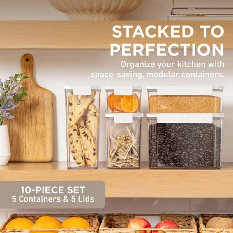 Bentgo 10-Piece Pantry Airtight Dry Food Storage Containers