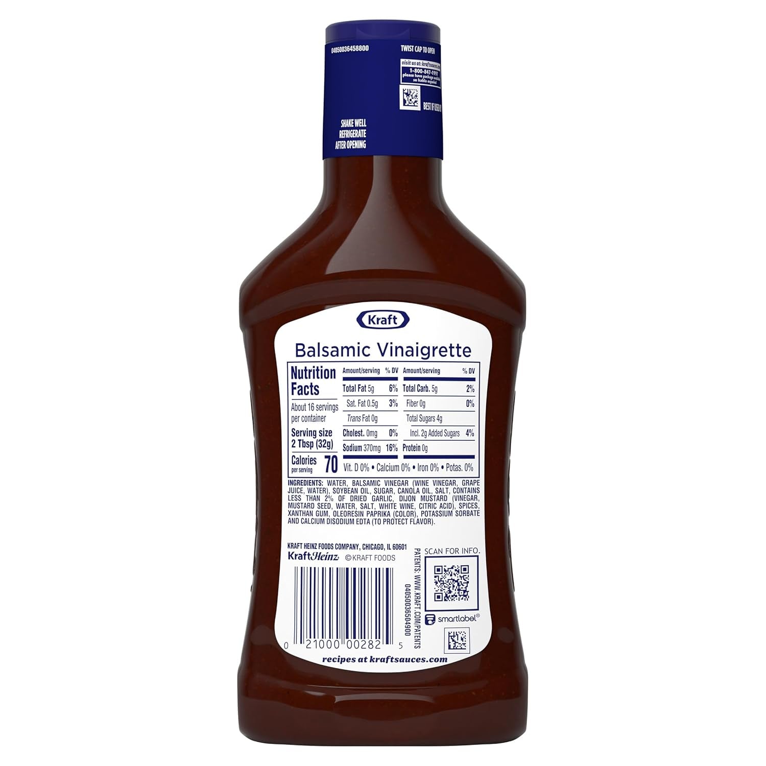 Salad Dressing, Balsamic Vinaigrette, 16 Oz
