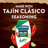 Mayonnaise Dressing Chili Lime for Grilled Corn, Tacos, Grain Bowls & More, with Tajín Clásico Seasoning, Real Ingredients & No Artificial Flavors, 11.5 Oz