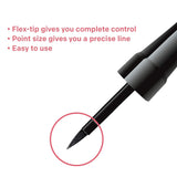 Liquid Eyeliner, Waterproof, Fade-Proof Eye Makeup, Easy-To-Apply Liner Brush, 221 Black, 0.1 Oz