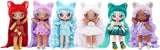 Sweetest Gems™ April Sparkles 7.5" Fashion Doll Diamond Birthstone Inspired with White Hair, Ruffle Satin Dress & Brush, Poseable, Great Toy Gift Girls Boys Ages 5 6 7 8+ Years