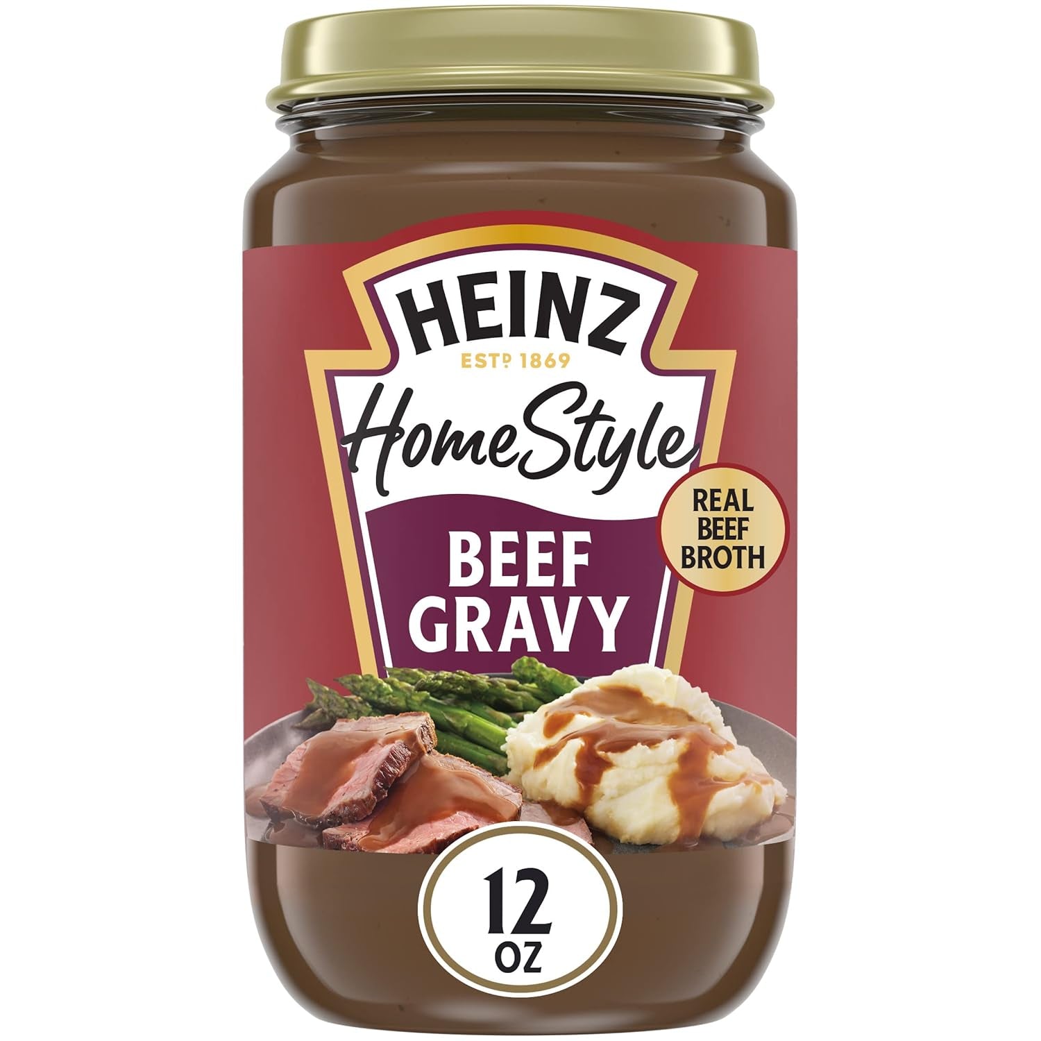 Homestyle Beef Gravy, 12 Oz Jar