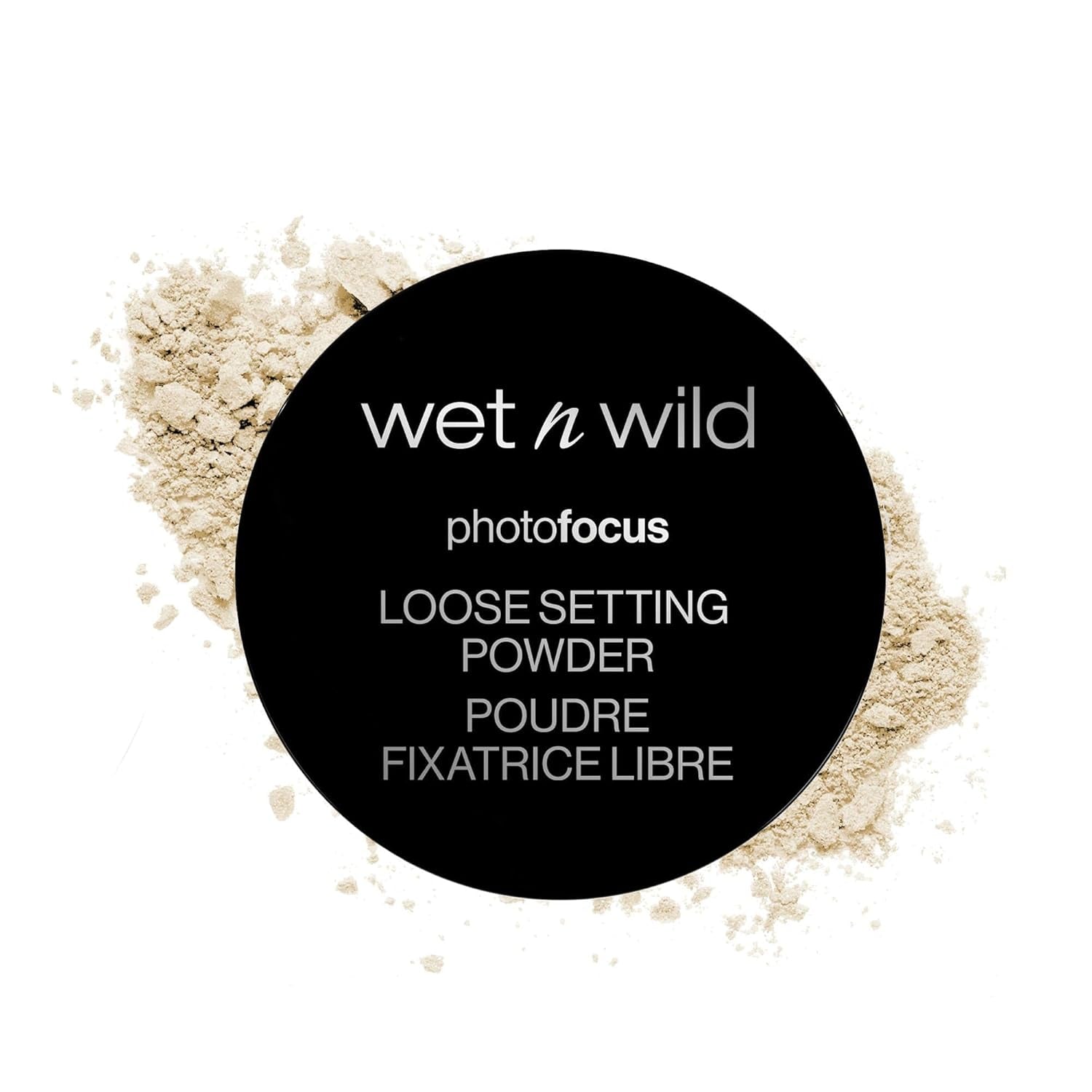 Loose Setting Powder Photo Focus Loose Finishing Powder Off-White Translucent