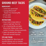 Mccormick Original Taco Seasoning Mix, 1 Oz., 12 Pk.
