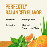 Tangerine Orange Zinger Herbal Tea, Caffeine Free, 20 Tea Bags Box