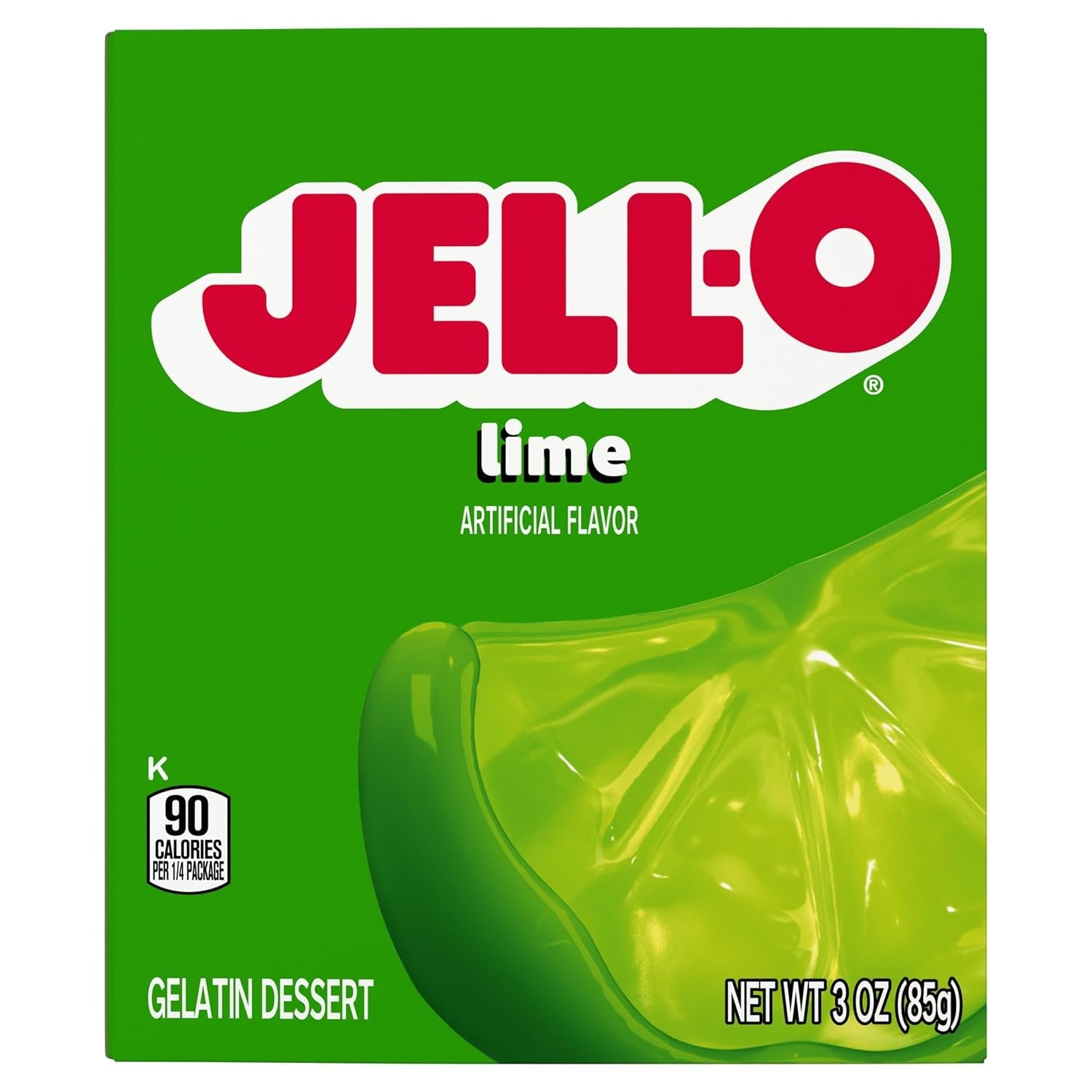 Lime Artificially Flavored Gelatin Dessert Mix, 3 Oz Box