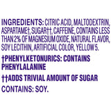 Citrus Naturally Flavored Powdered Drink Mix with Caffeine, 10 Ct On-The-Go-Packets