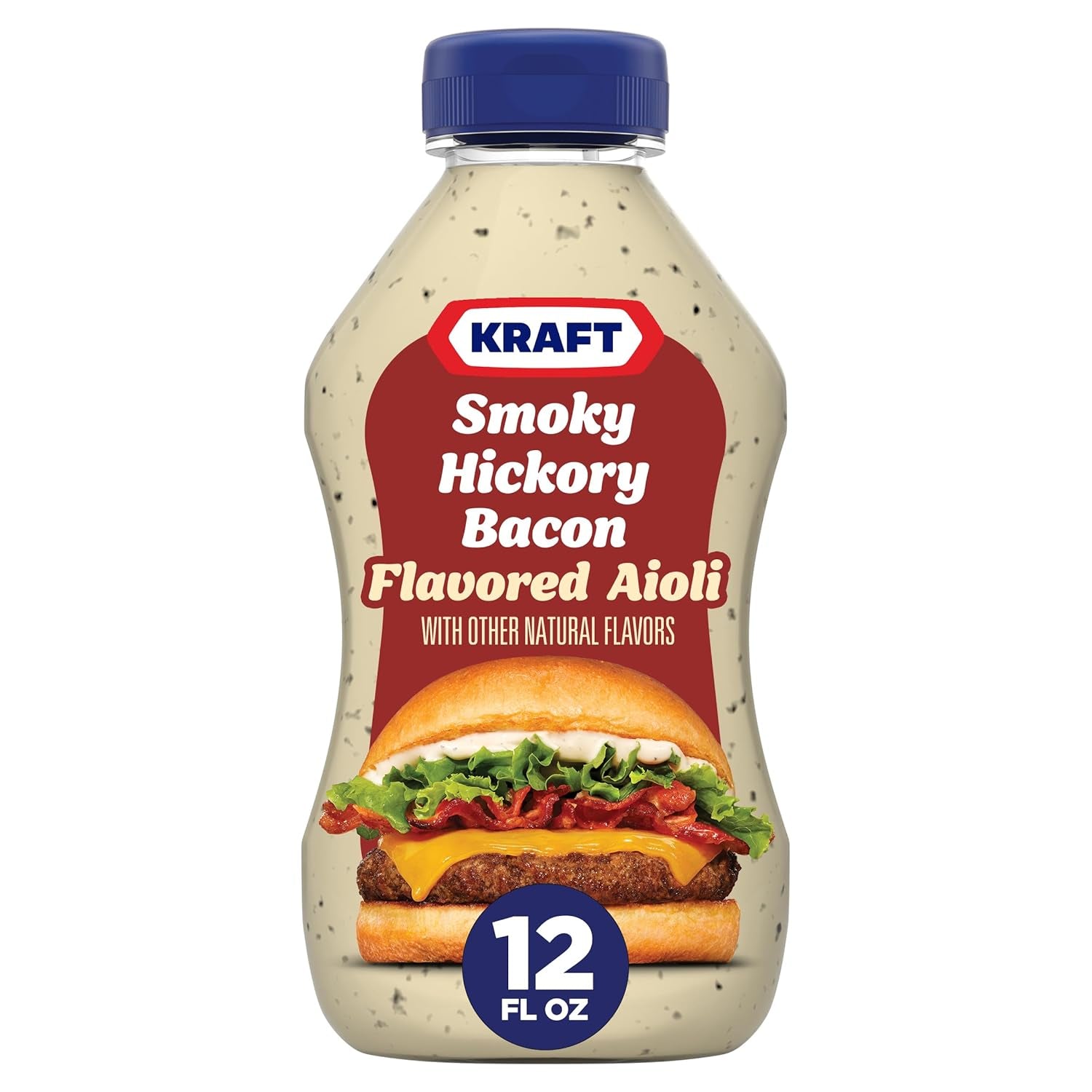 Kraft Smoky Hickory Bacon Flavored Aioli, 12 Oz Bottle