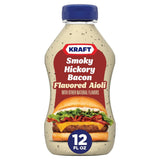 Kraft Smoky Hickory Bacon Flavored Aioli, 12 Oz Bottle