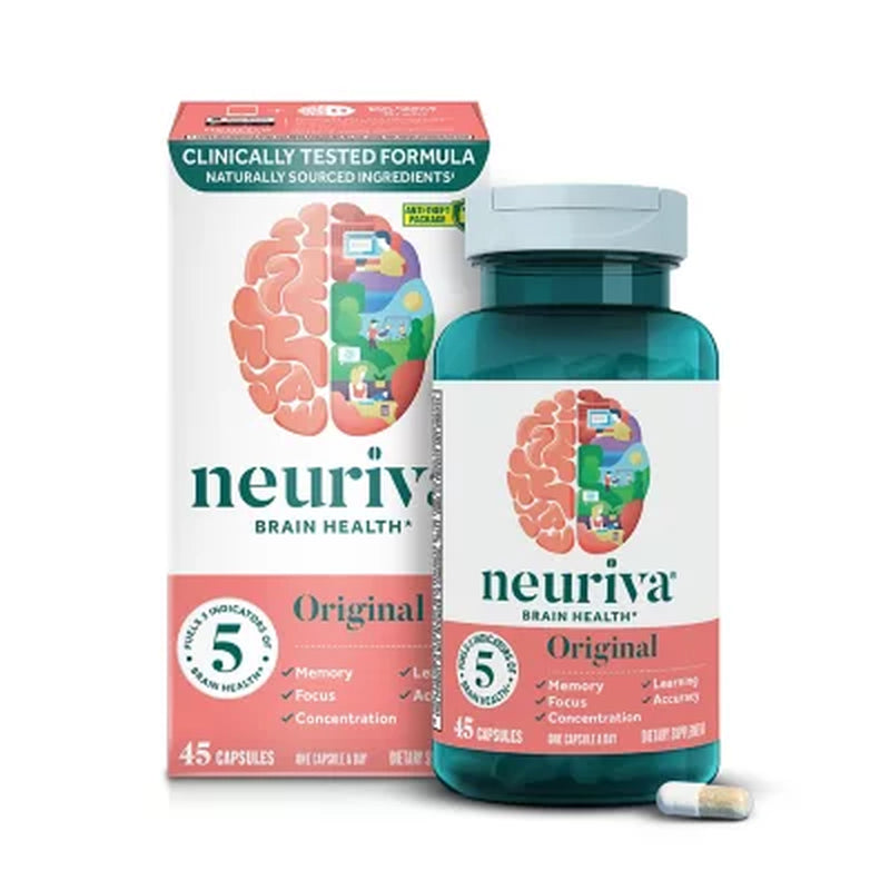 Neuriva Original Brain Health Supplement Capsules, 45 Ct.