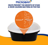 Large Sifting Litter Box Scoop Free Cat Litter Tray with Microban, Made in USA