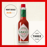 Brand Original Red Pepper Hot Sauce, Medium Heat, Glass Bottle, Classic & Versatile Flavor, Three Simple Ingredients, Great for Dips, Tacos, Eggs, Pizza, Oysters & More, 2 Fl Oz (Pack of 1)