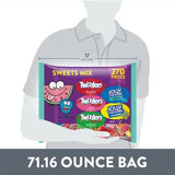 JOLLY RANCHER & TWIZZLERS Fruit Flavored Candy, Variety Pack, Fun Size, 270 Pcs.