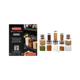 Rubbermaid Brilliance 24-Piece Pantry Food Storage Set