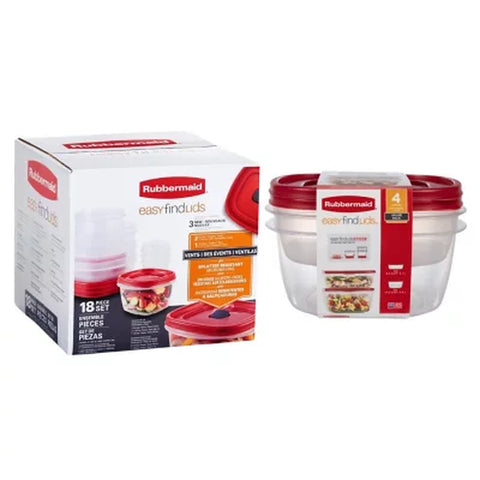 Rubbermaid Easy Find Lids 22-Piece Food Storage Set