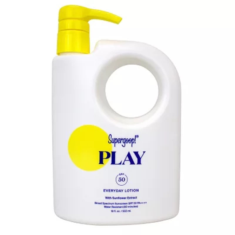 Supergoop PLAY Everyday Lotion, SPF 50, Choose Size