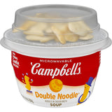 Double Noodle Soup with Original Goldfish Crackers, 7.35 Oz Microwavable Bowl