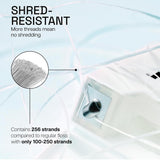 Waxed Dental Floss,Unflavored, Plaque Remover for Teeth, Shred Resistant, Floss Slides Smoothly, Easy to Use, Waxed, Deep Cleaning Teeth, Oral Care, PFAS Free, for Adults & Kids, 1 Pack, 55 Yd