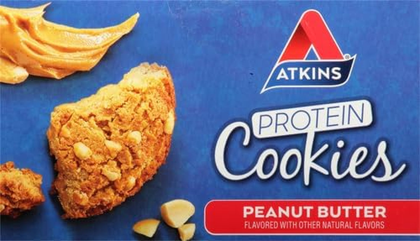 Peanut Butter Protein Cookie, Protein Dessert, Rich in Fiber, 3G Net Carb, 1G Sugar, Keto Friendly, 4 Count