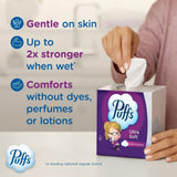 Ultra Soft Facial Tissues, 1 Family Size Box, 124 Facial Tissues per Box