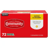 Community Coffee Coffee and Chicory Medium-Dark Roast Single Serve 72 Ct.
