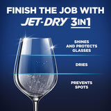Jet-Dry Dishwasher Rinse Aid, Compatible with Dishwasher Detergent, Prevents Spots & Residues, Dries, Shine & Protects, 8.45 Oz, 80 Washes.