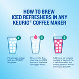 Iced Refreshers, Strawberry Açaí Flavor, Keurig Single Serve K-Cup Pods, 20 Count