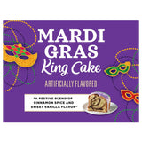 Mardi Gras King Cake Flavored 12 Ounces, Medium Roast Ground Coffee, 12 Ounce Bag (Pack of 1)