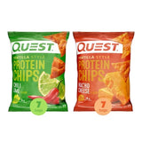 Quest Tortilla Style 18-20G Protein Chip Variety Pack, Chili Lime and Nacho Cheese 14 Ct.