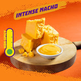 Intense Nacho 17 Oz Fiesta Size Bag, Cheese Flavored Non-Spicy Cheesy Rolled Tortilla Chips