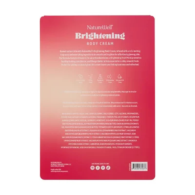 Naturewell Brightening Body Cream, 10 Oz., 2 Pk.