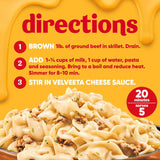 Skillets Creamy Beef Stroganoff One Pan Dinner Kit with Cheese Sauce (Pasta & Seasonings, 11.6 Oz Box)