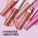 Megaslicks Lip Gloss, Ultra-Glossy, Vitamin-E Enriched, Ultra-Gloss High Shine Moisturizing, Cruelty-Free & Vegan - Rasp-Berry Voice
