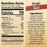 Italian Tomato Pasta Sauce Flavored with Meat, 24 Oz Jar