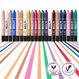 Color Icon Cream Eyeliner Eyeshadow Multi-Stick, Moisturizing, Nourishing Velvety Cream-To-Powder Buildable & Blendable Formula, Cruelty-Free & Vegan - Royal Scam
