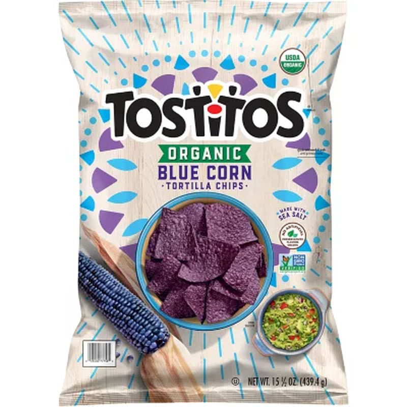 Tostitos Organic Blue Corn Tortilla Chips, 15.5 Oz.