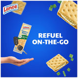 Sandwich Crackers, Captain'S Wafers Cream Cheese and Chives, 10 Packs, 6 Sandwiches Each