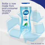 Dial Refresh & Renew Body Wash, Spring Water, 16 Fl. Oz., 4 Pk.