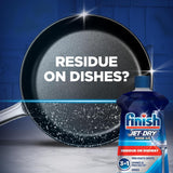 Jet-Dry Dishwasher Rinse Aid, Compatible with Dishwasher Detergent, Prevents Spots & Residues, Dries, Shine & Protects, 8.45 Oz, 80 Washes.