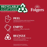 Folgers Medium Roast K-Cup Coffee Pods, 100% Colombian, 100 Ct.