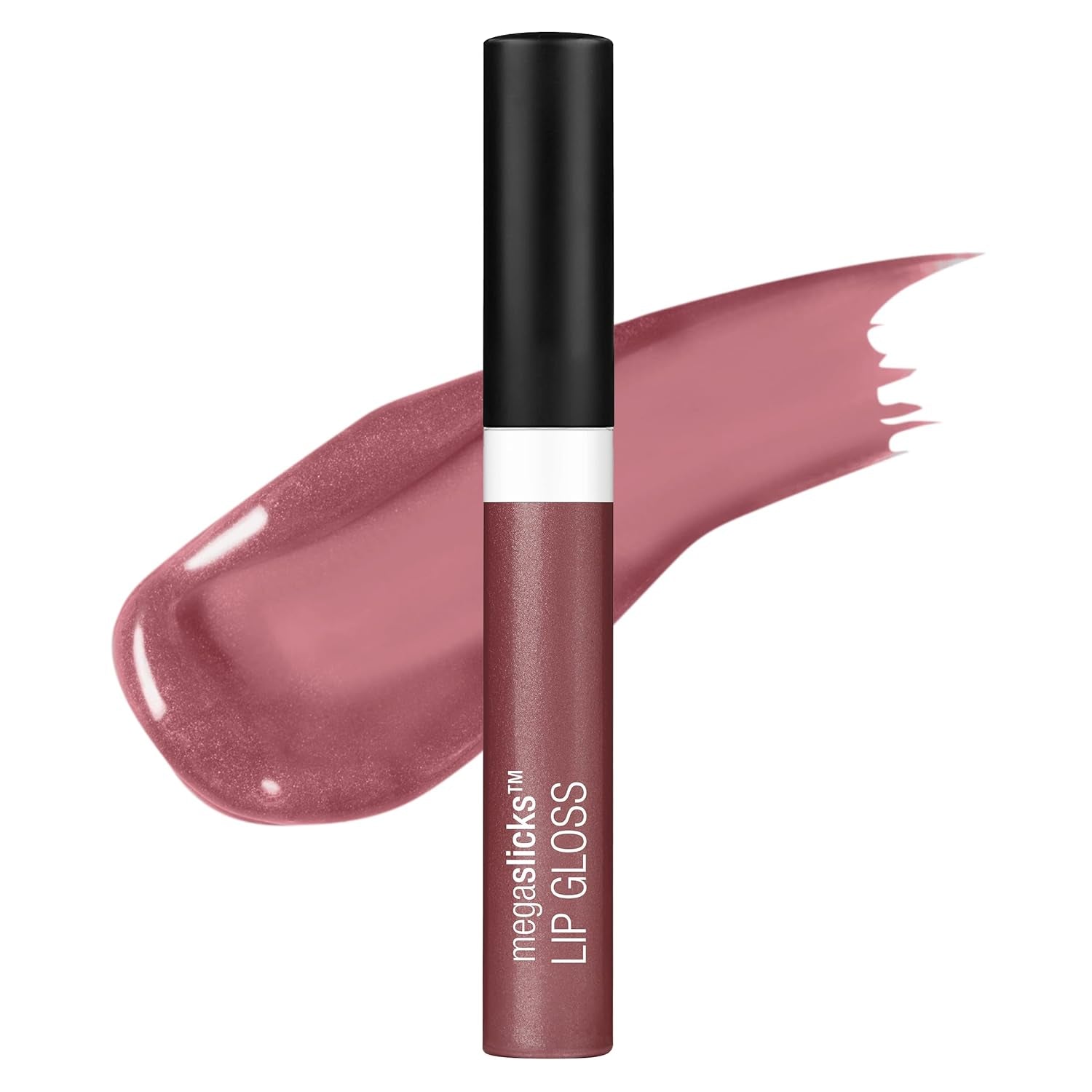Megaslicks Lip Gloss, Ultra-Glossy, Vitamin-E Enriched, Ultra-Gloss High Shine Moisturizing, Cruelty-Free & Vegan - Rasp-Berry Voice