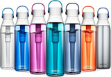 Hard-Sided Plastic Premium Filtering Water Bottle, Bpa-Free, Reusable, Replaces 300 Plastic Water Bottles, Filter Lasts 2 Months or 40 Gallons, Includes 1 Filter, Night Sky - 26 Oz.
