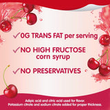 Sugar Free Cherry Flavored Juicy Gels, 4 Count Snack Cups